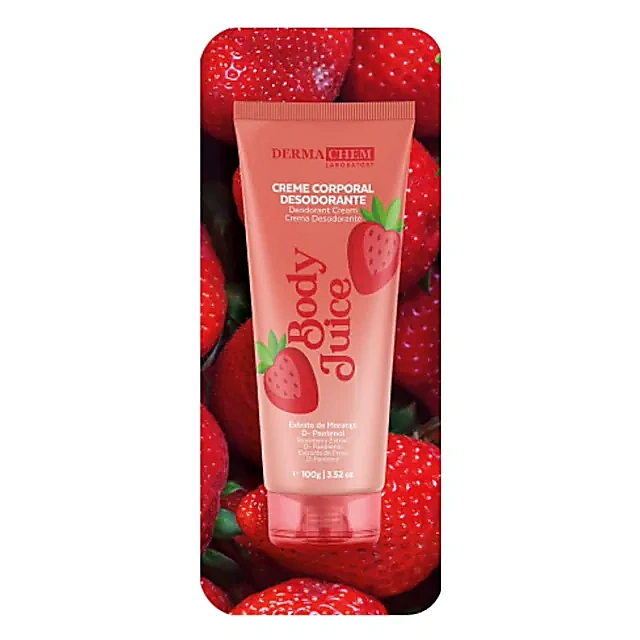 Creme Corporal Body Juice Morango 100g