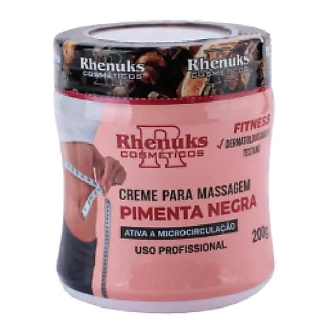 Creme para Massagem Pimenta Negra