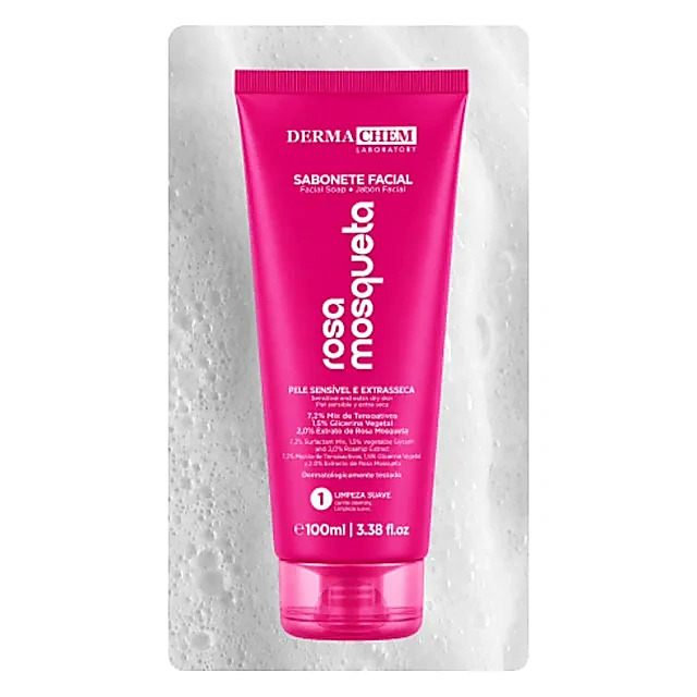 Sabonete Facial Hidratante Rosa Mosqueta 100ml