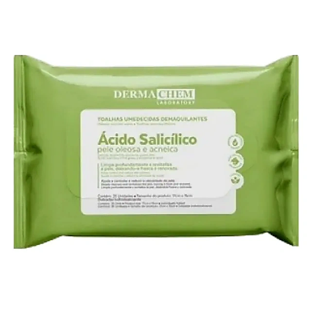 Toalha Demaquilante Ácido Salicílico 25un